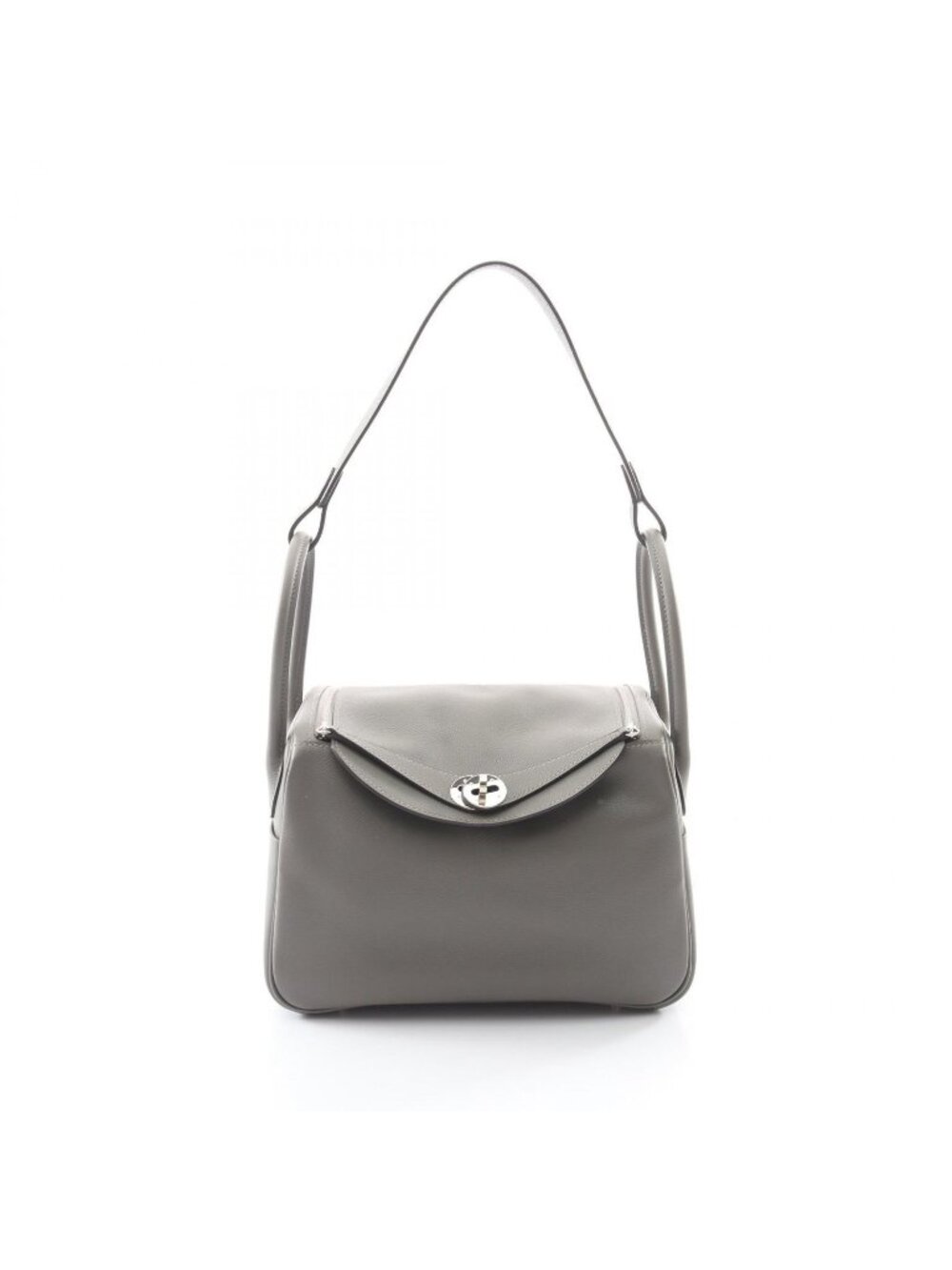 Hermes Shoulder Bag Lindy 26 Gris Meyer